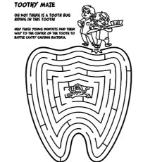 Top free printabe dental coloring pages online