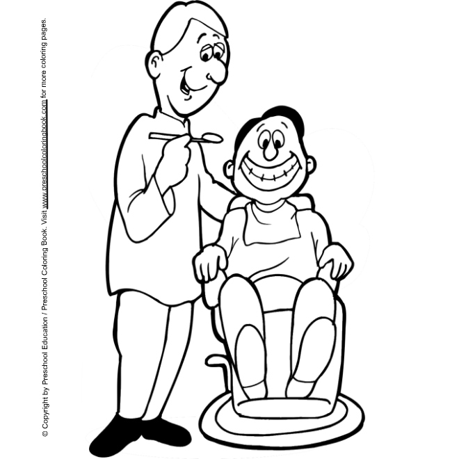 Www dental coloring page