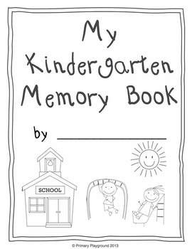 Kindergarten memory book portfolio year long memory book and writing projects memory book kindergarten school year memori teaching kindergarten