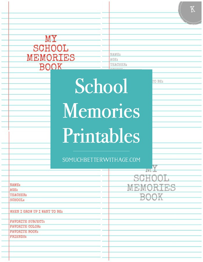 My school memories book