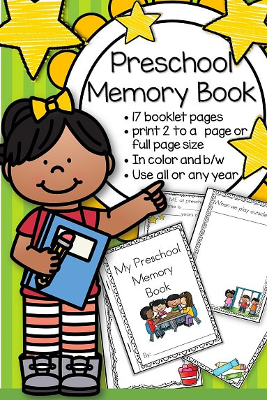 Preschool memory book