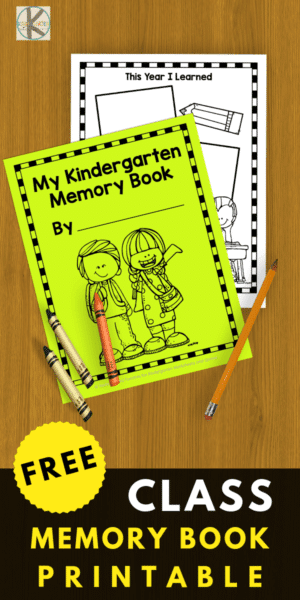 Free kindergarten memory book free homeschool deals