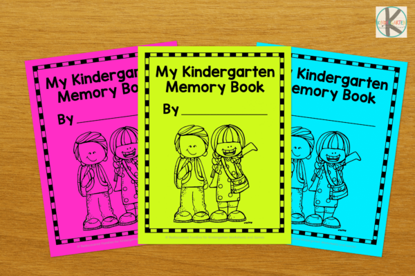 Free printable kindergarten memory book