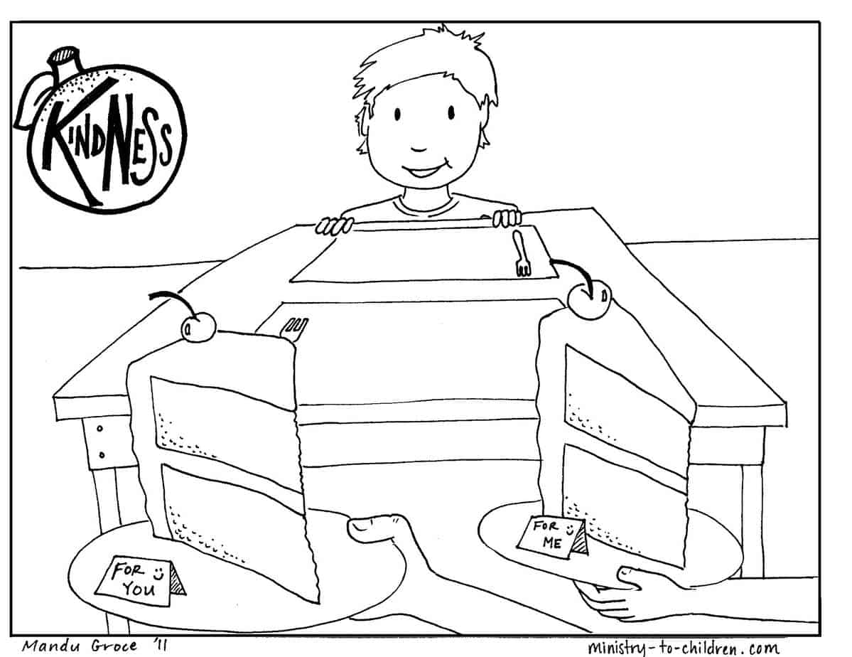 Kindness coloring pages free printable for kids