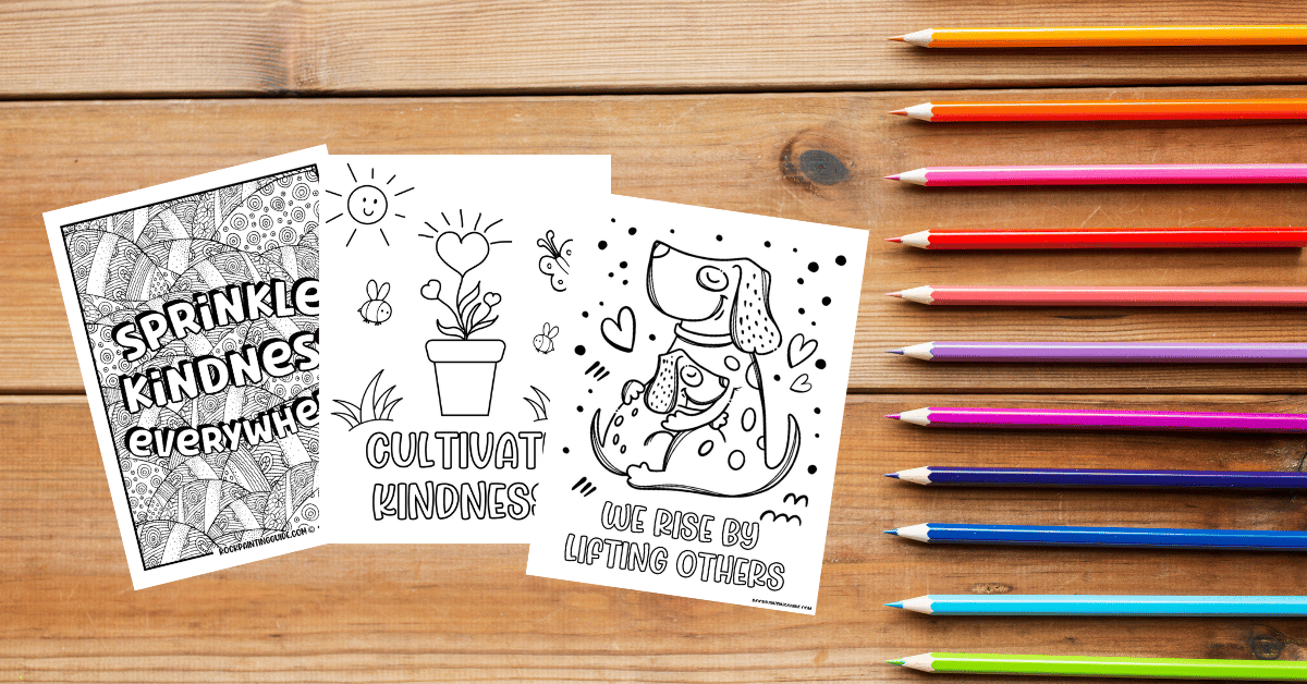 Free kindness coloring pages to inspire your kids to be kind