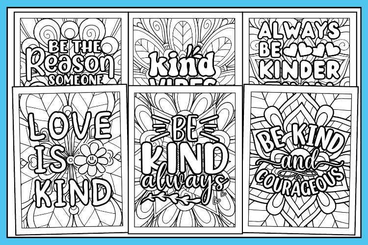 Kindness coloring pages kindness activities