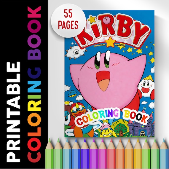 Buy kirby coloring book pages coloring pages printable online in india