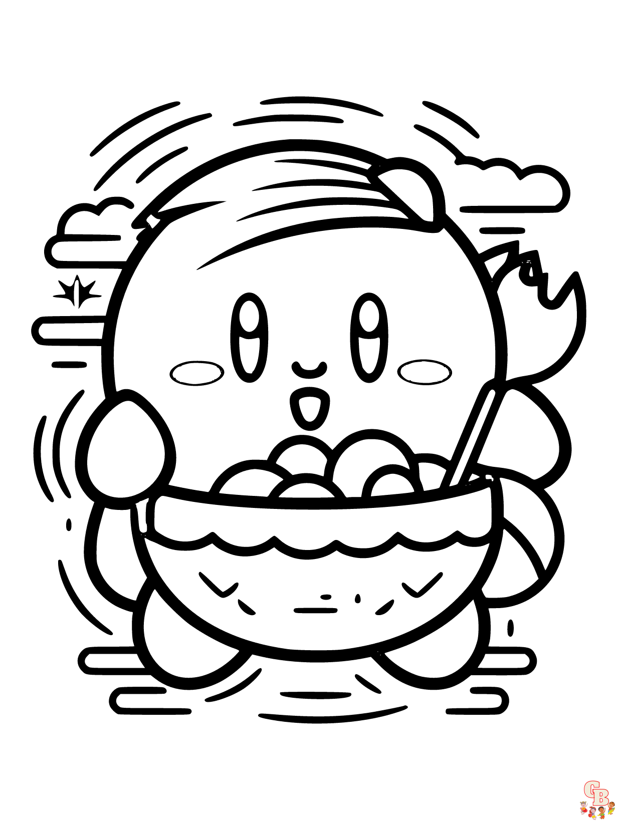 Kirby coloring pages