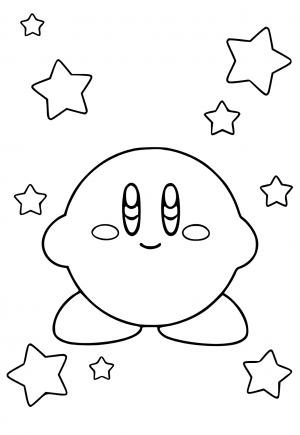 Free printable kirby coloring pages for adults and kids