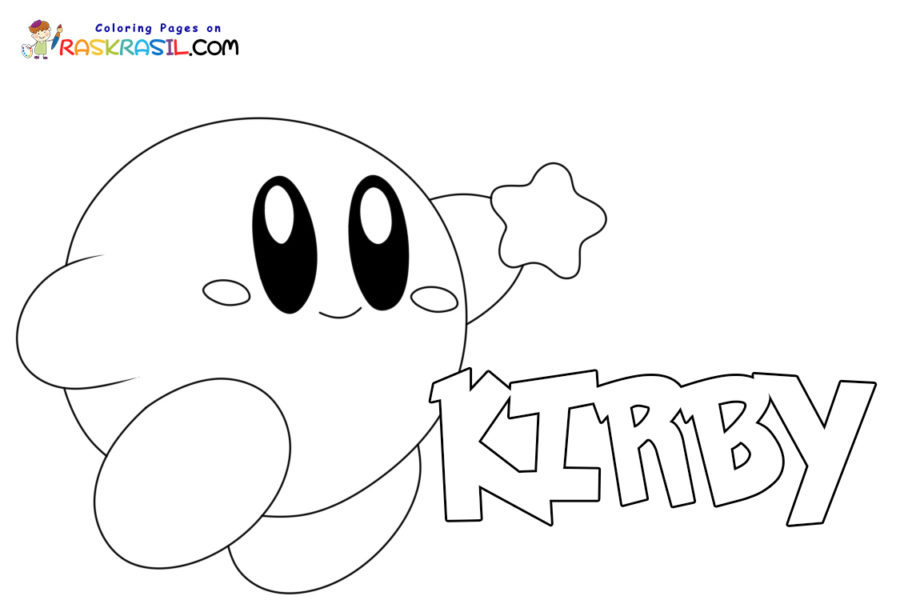 Kirby coloring pages