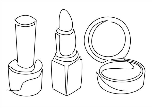 Page lip coloring vectors illustrations for free download