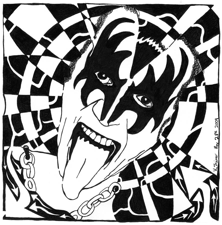 Gene simmons coloring