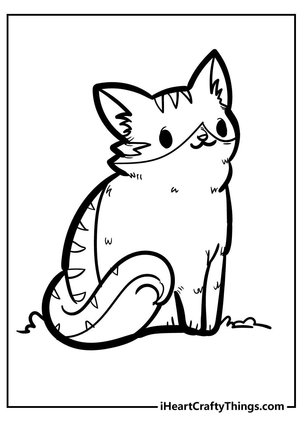 Kitten coloring pages free printables