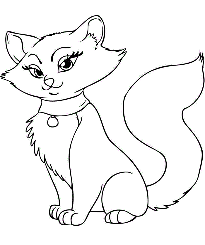 Kitten coloring pages