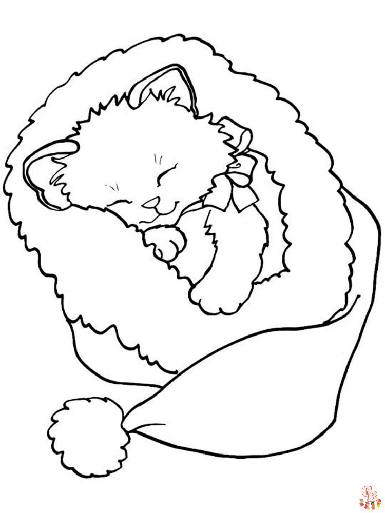 Cute kittens coloring pages free for kids