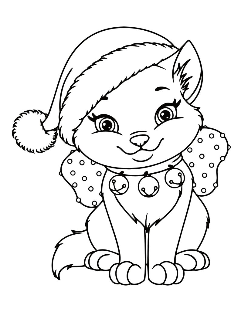 Kitten coloring pages printable kitten coloring download now