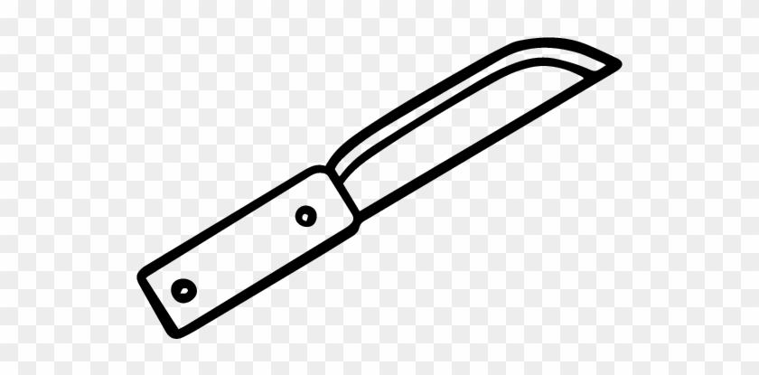 Drawn knife coloring page