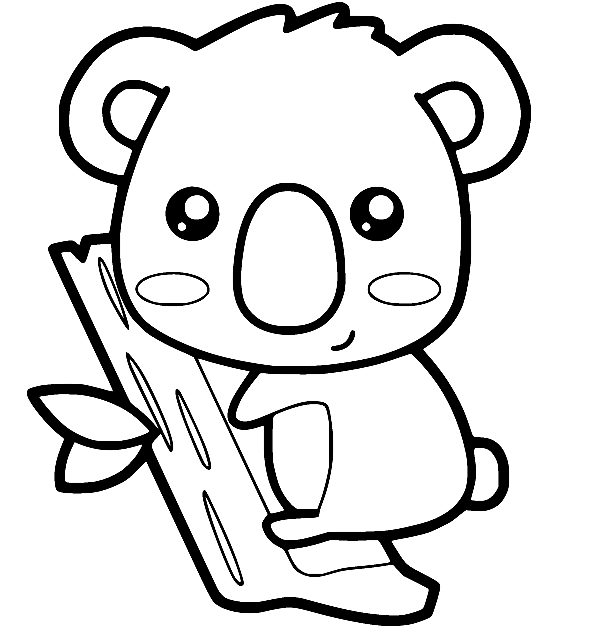 Koala coloring pages printable for free download