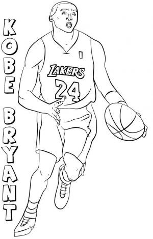 Printable nba coloring pages pdf