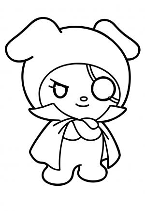 Free printable kuromi coloring pages for adults and kids