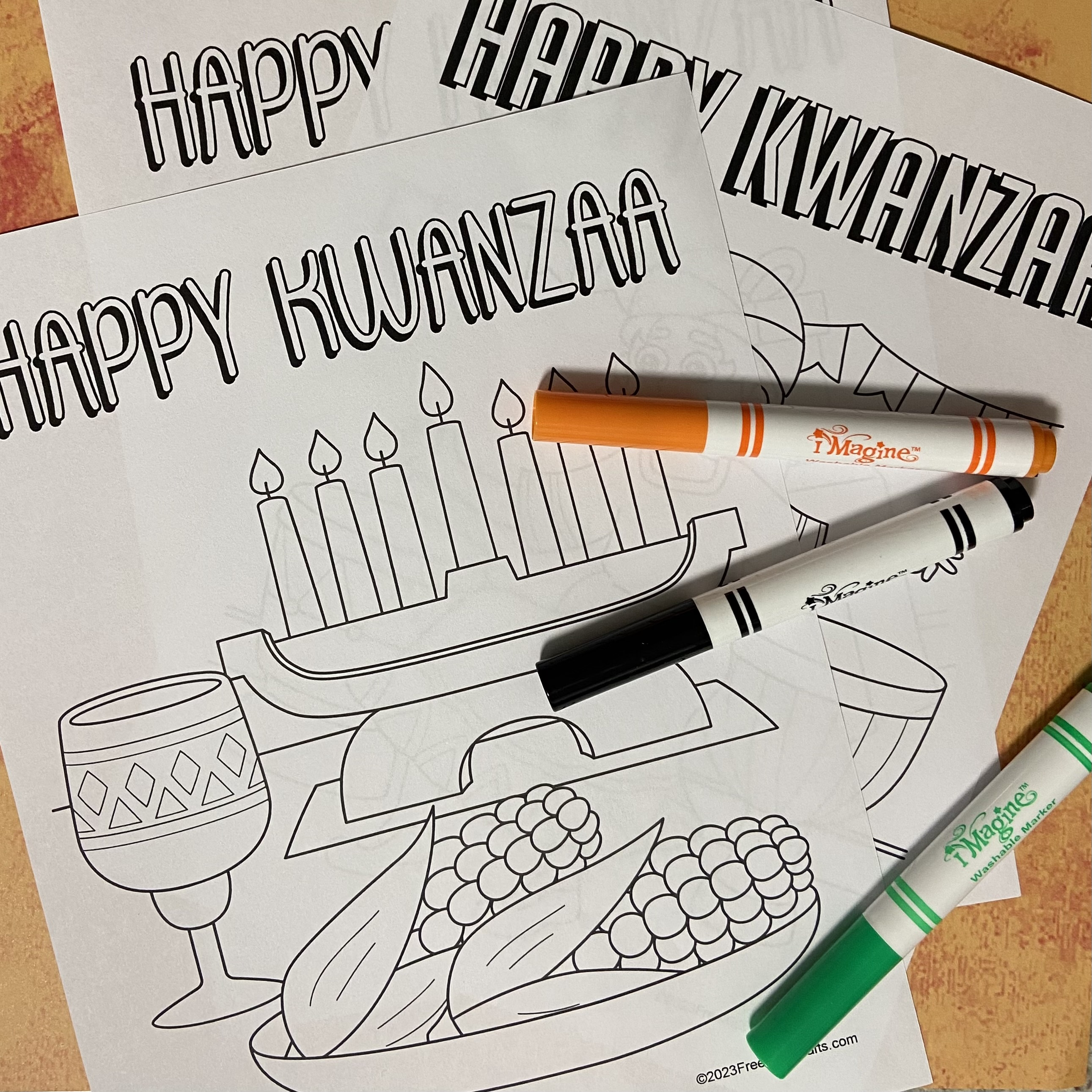 Kwanzaa coloring pages