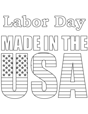 Labor day coloring pages free coloring pages