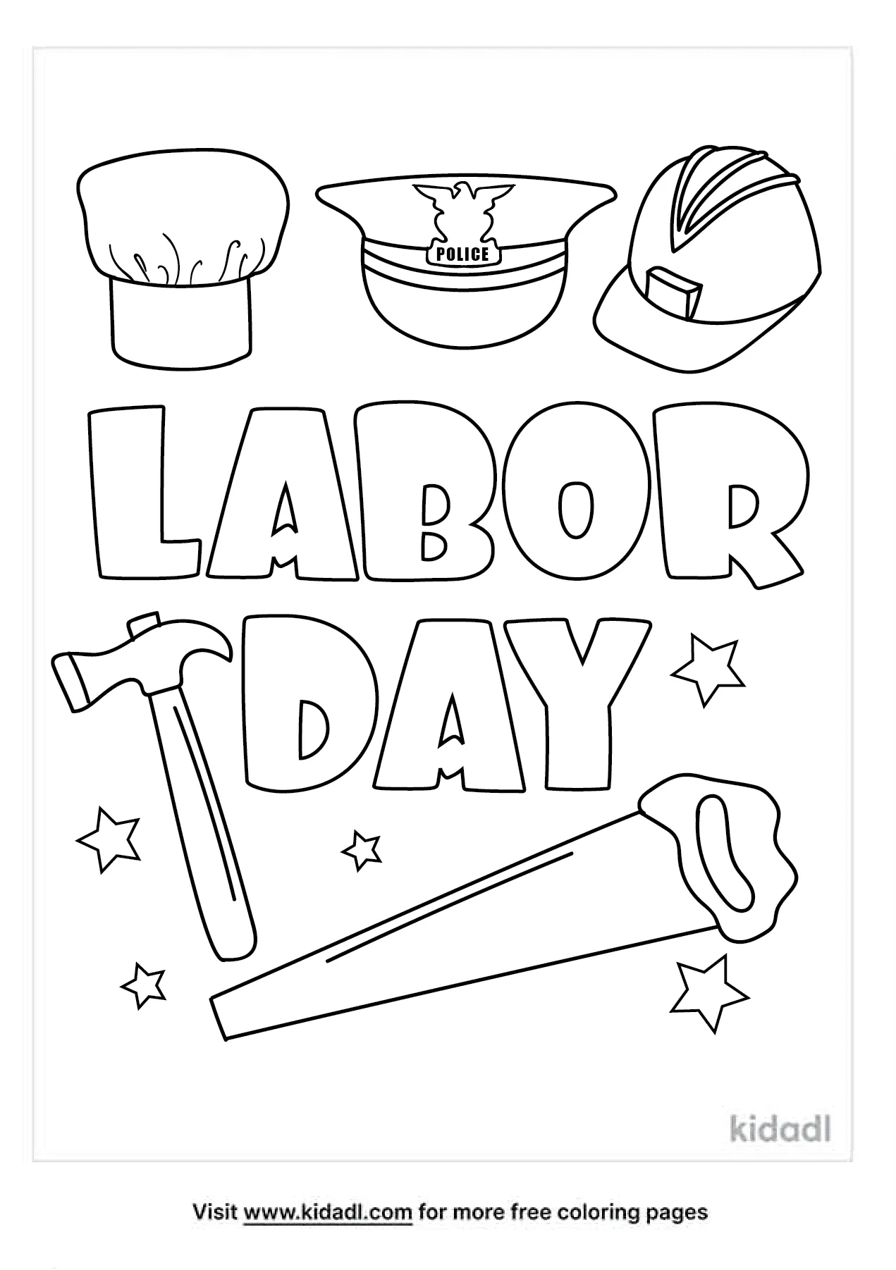 Free labor day coloring page coloring page printables