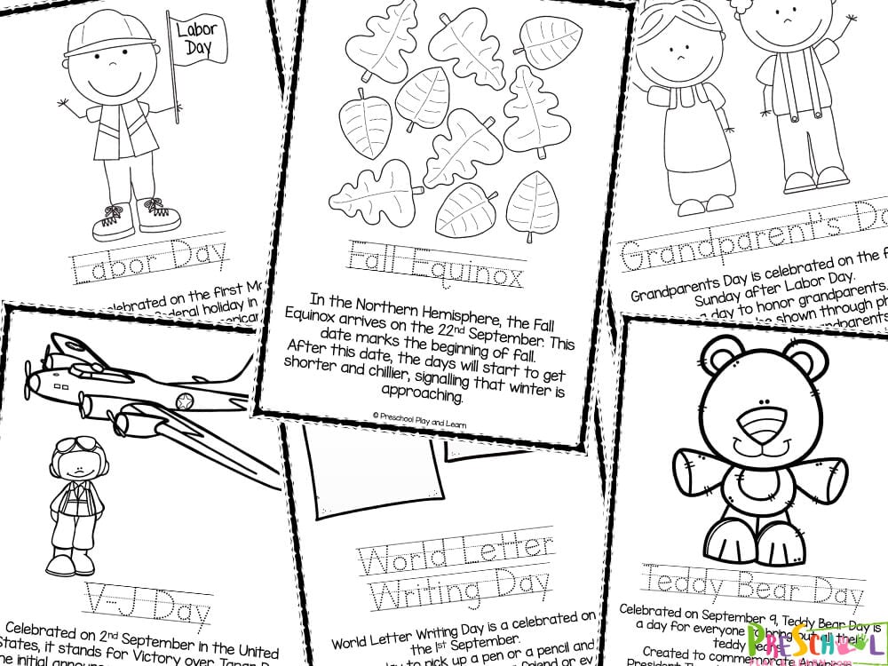 Free printable september coloring pages for kids