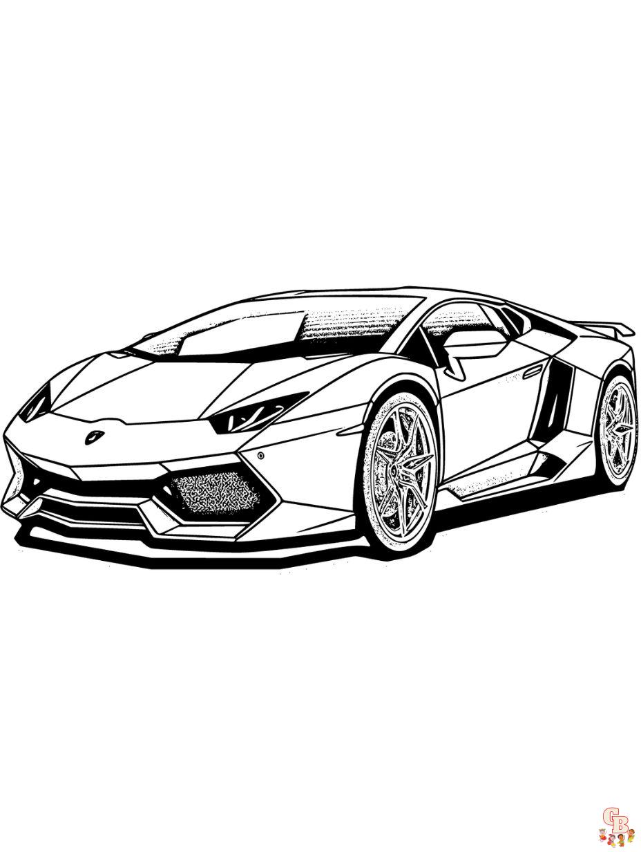 Lamborghini coloring pages