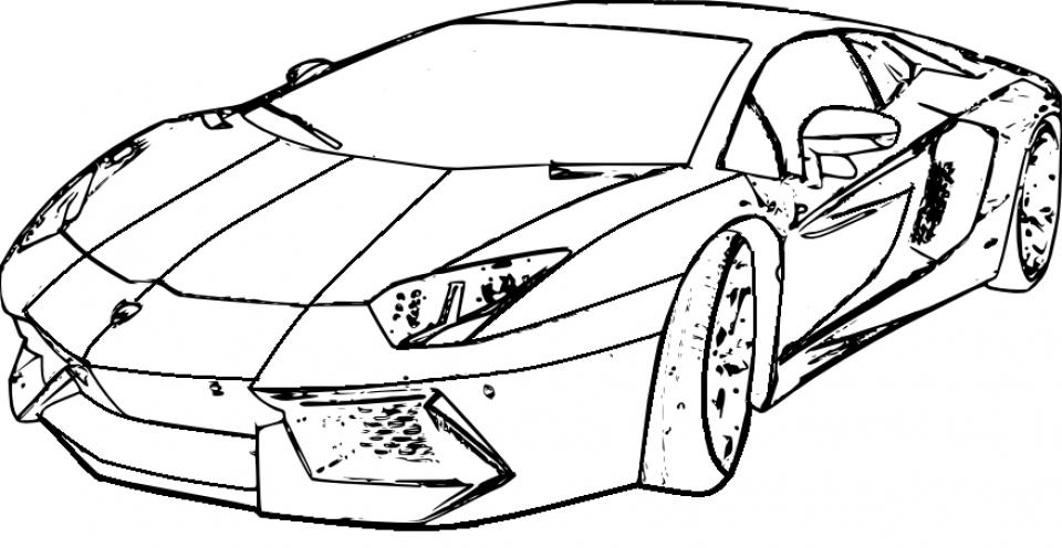 Get this printable lamborghini coloring pages online