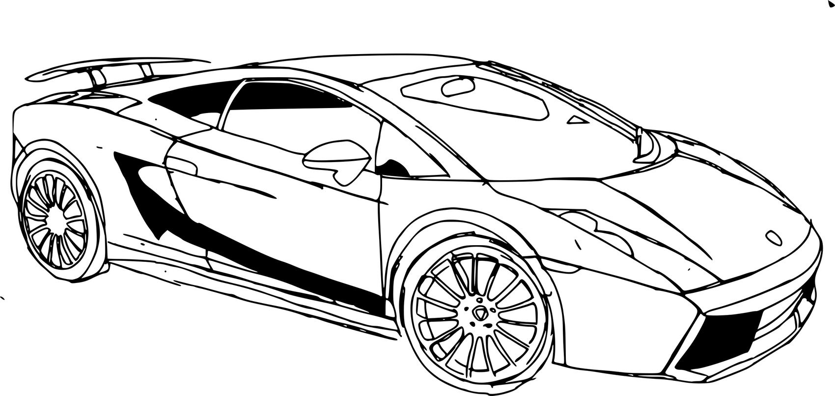 Lamborghini coloring pages