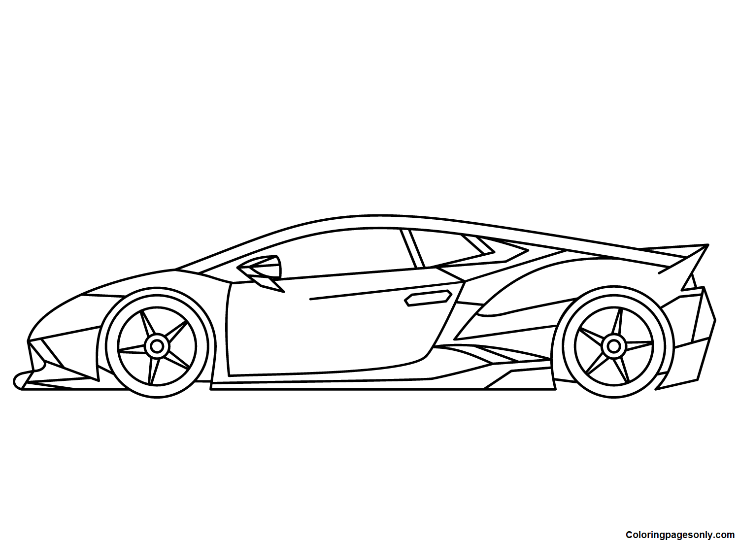 Lamborghini coloring pages