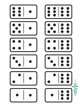 Printable dominoes by stylostore tpt