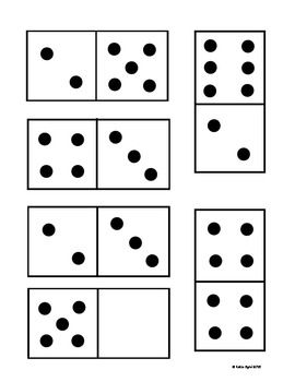 Freebie domino cards for number matching and games kindergarten math counting math activities preschool elementary math games