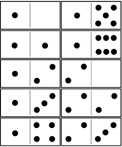 Printable dominoes domino