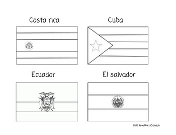 Flags of the world coloring sheets