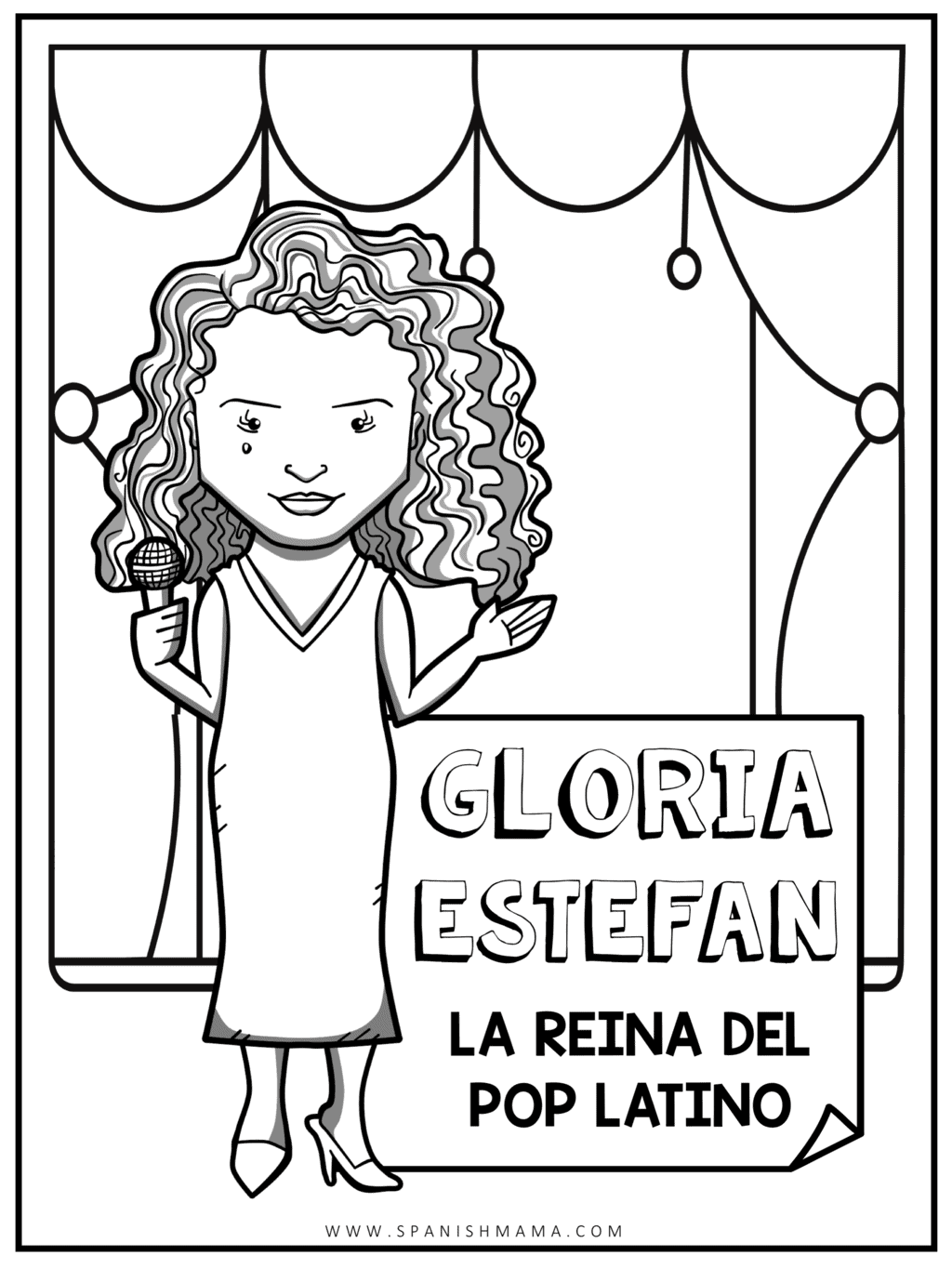 Free hispanic heritage month coloring pages