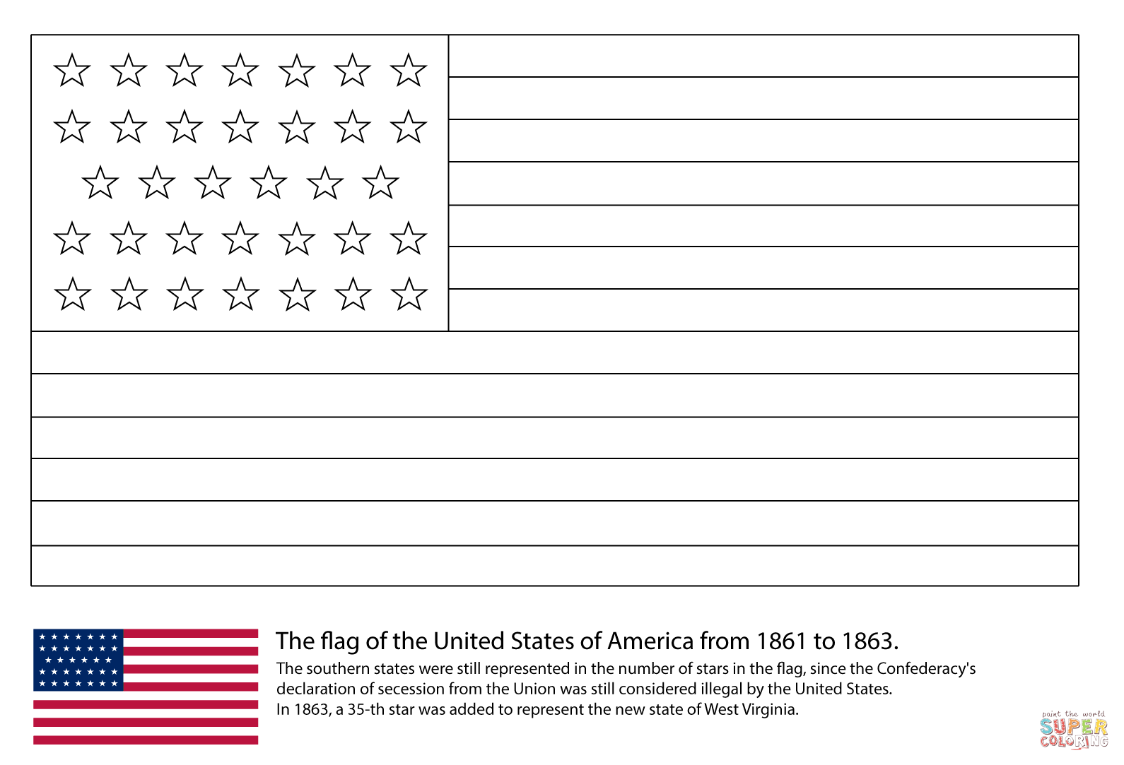 Us flag with stars