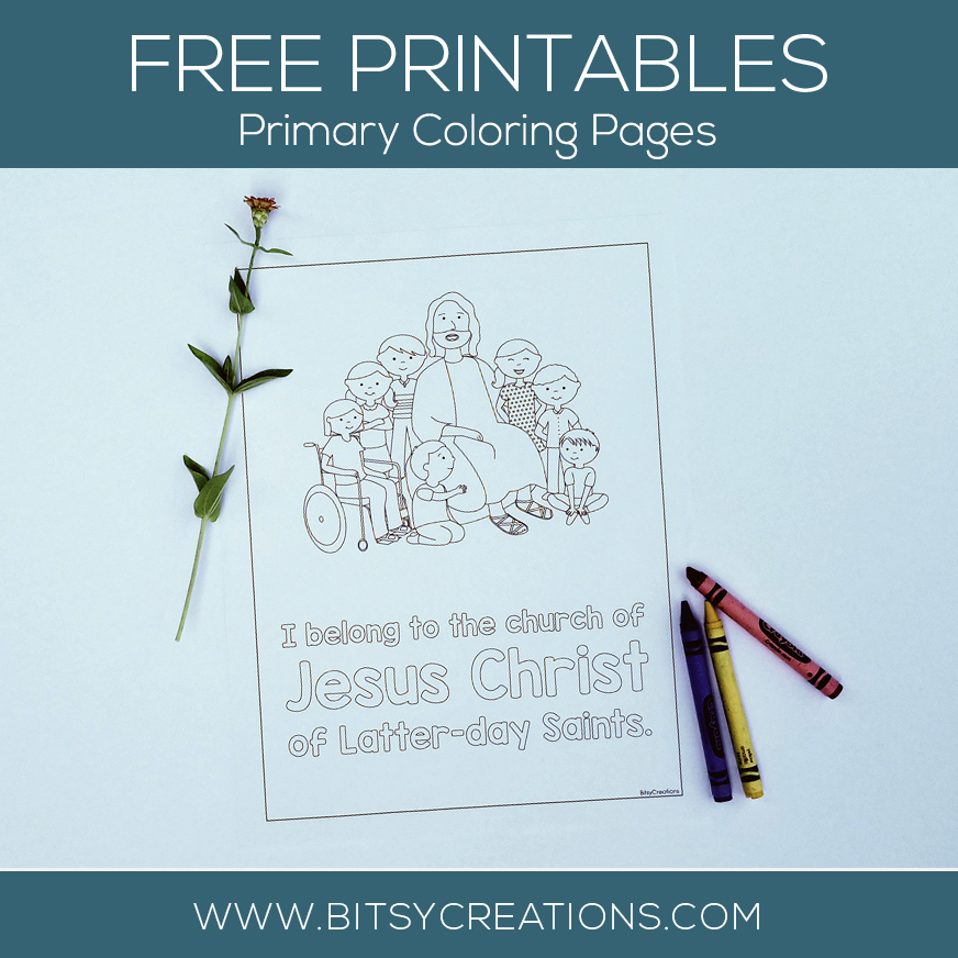 Lds primary coloring pages new testament