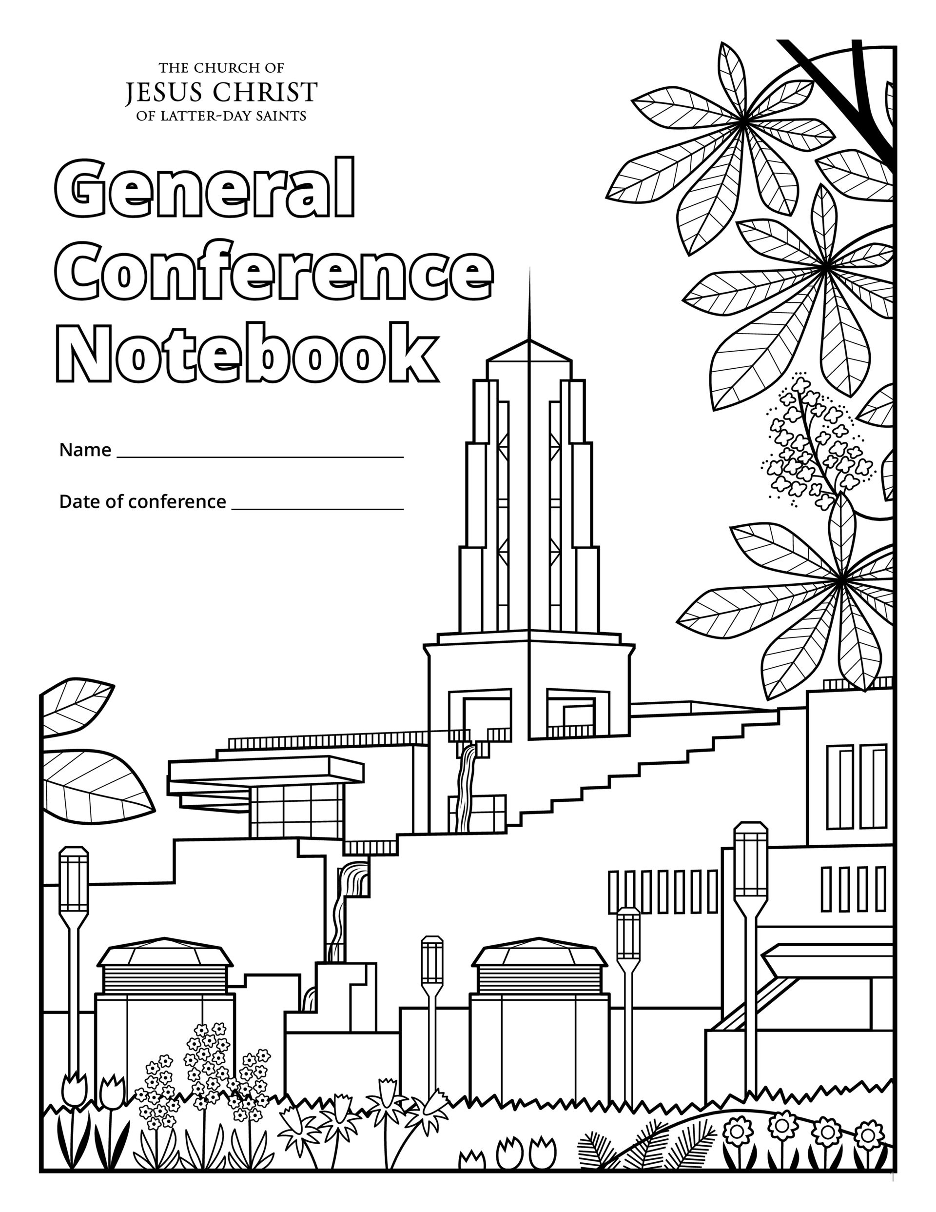 General conference coloring pages