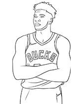 Printable basketball coloring pages