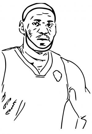 Free printable lebron james coloring pages for adults and kids