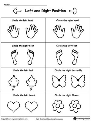 Free color and determine left right direction