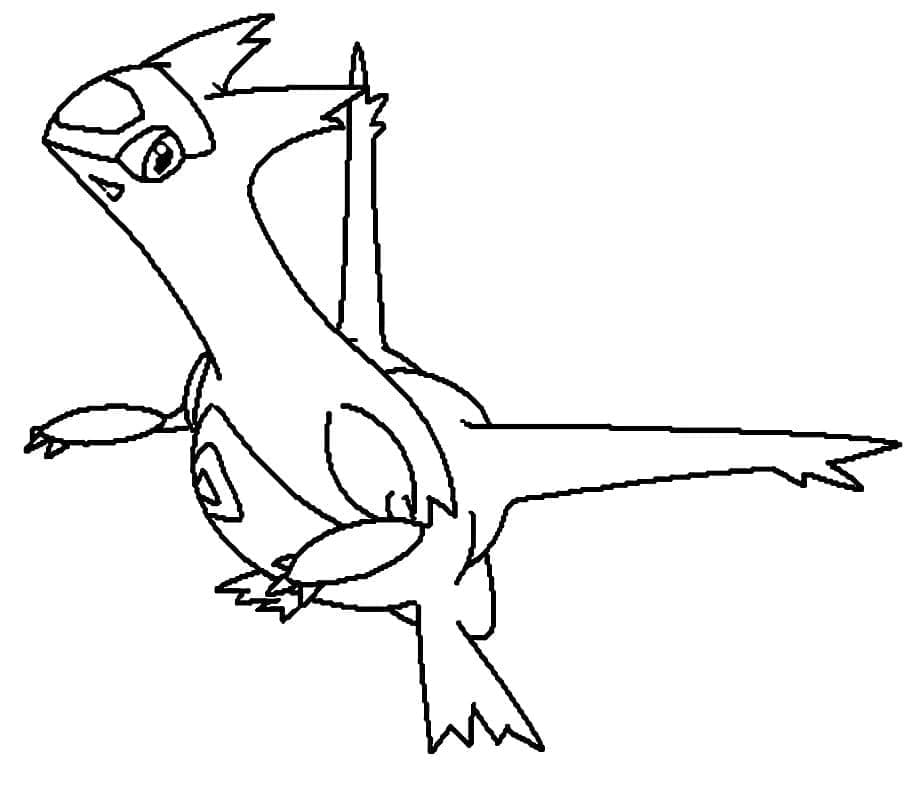 Legendary pokemon coloring pages