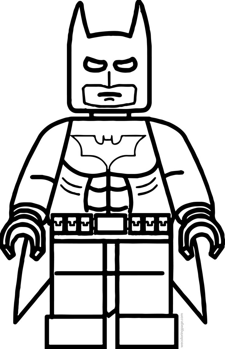 Batman lego coloring pages