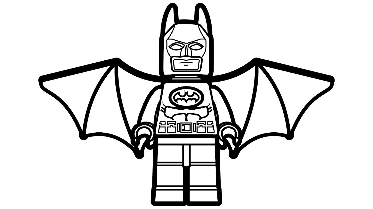 Lego batman coloring pages