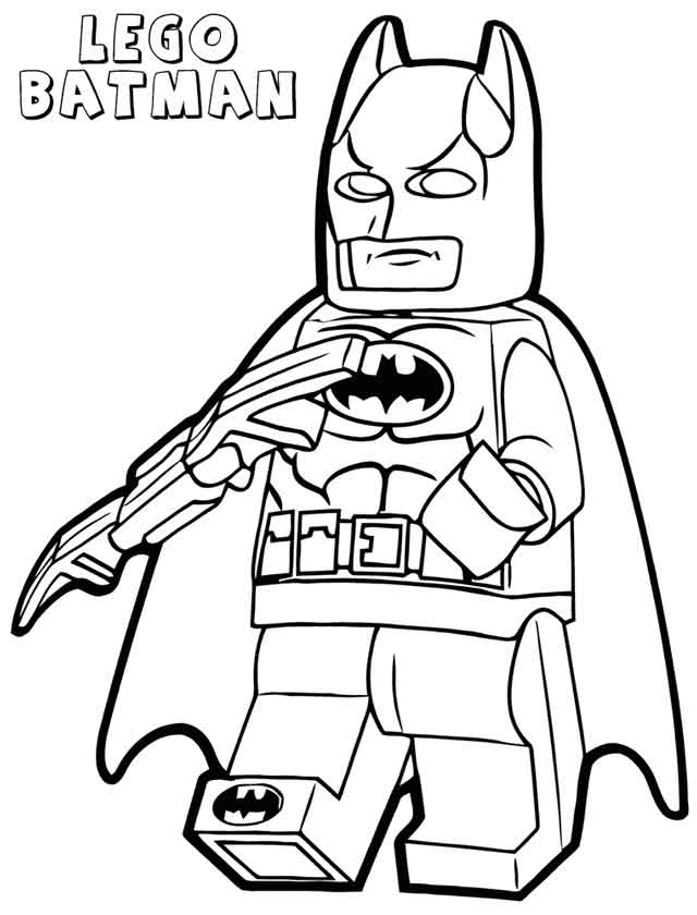 Coloring pages lego batman coloring pages