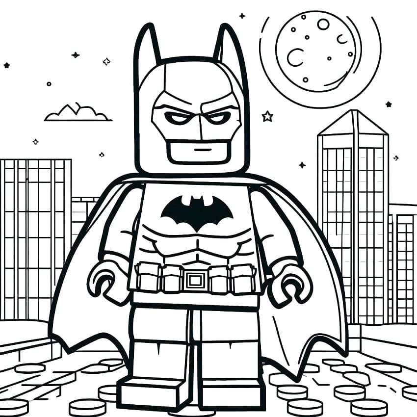 Lego batman coloring pages