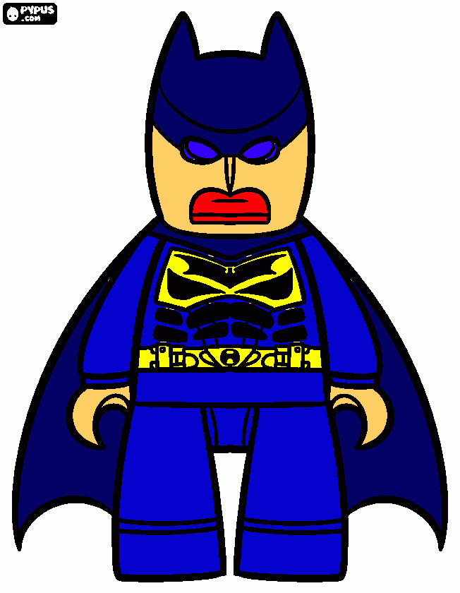 Lego batman coloring page printable lego batman