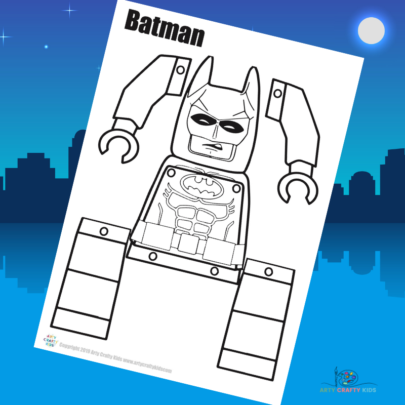 Lego batman puppets